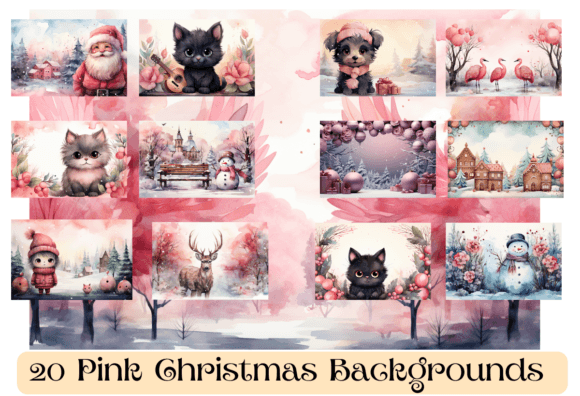 20 Pink Christmas Backgrounds Jpg for Modern Publishing