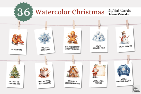 Christmas Advent Calendar Activity Cards: A Review for Print Templates