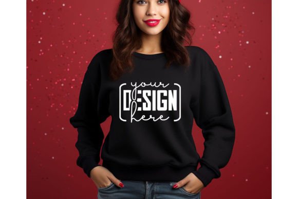 Christmas Girl Black Sweatshirt Mockups: A Designer's Review
