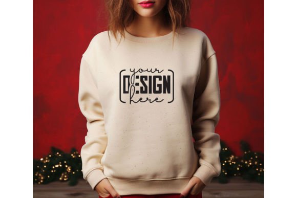 Christmas Women Sand Sweatshirt Mockups Review