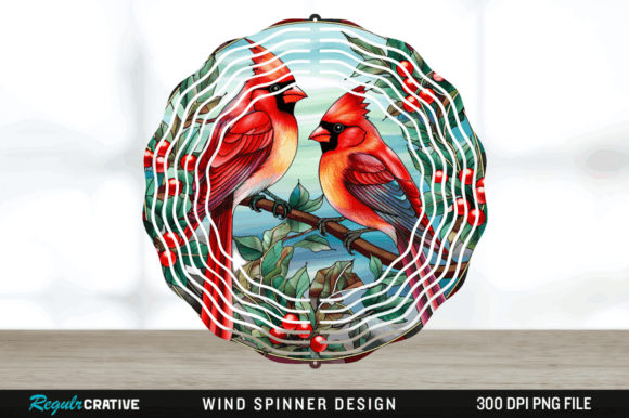 FREE Christmas Cardinals Wind Spinner: Crafts & Digital Publishing Review