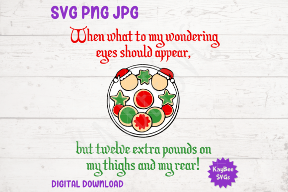 Funny Christmas Cookies SVG PNG JPG for T-Shirt Designs & Branding