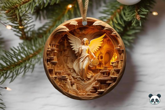 Gold Angel 3D Christmas Ornament: A Crafts Review for Sellers