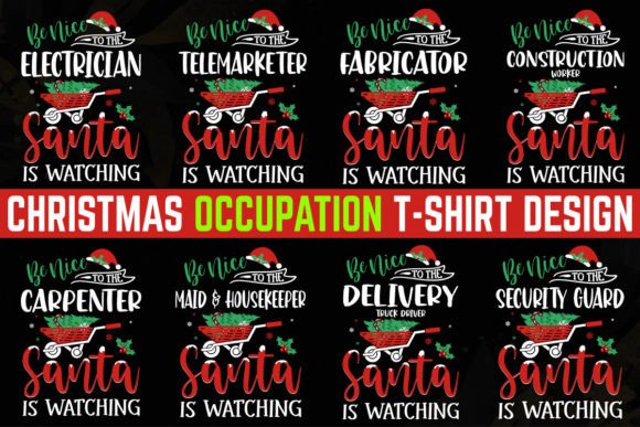 Occupation Christmas T-shirt Design 10: A Professional Review for Real Projects