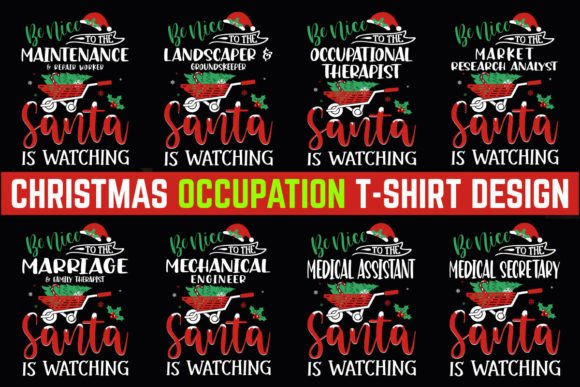 Occupation Christmas T-shirt Design 3: A Review for Modern Blog Graphics