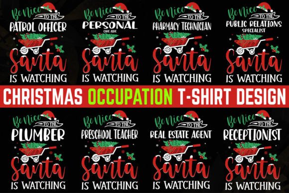 Occupation Christmas T-shirt Design 8: A Designer's Review for T-Shirt Designs
