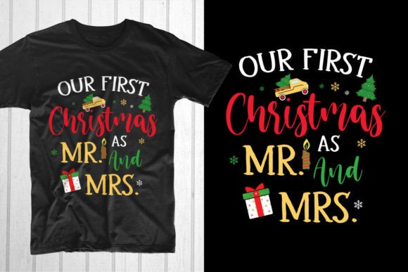 Our First Christmas As MR. and MRS.: A Review for T-Shirt Designs