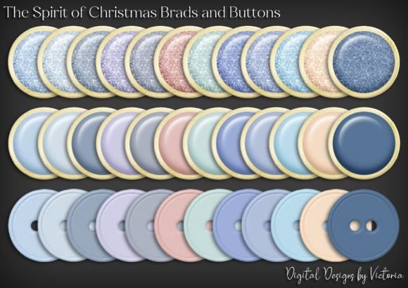 The Spirit of Christmas Brads and Button: Decorative Elements for Local Brands