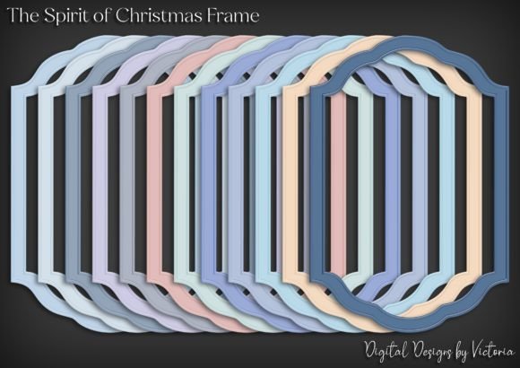 The Spirit of Christmas Frame: Premium Decorative Elements for Seasonal Design