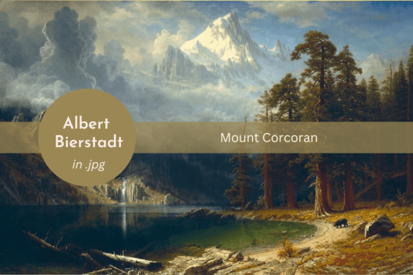 Wall Decoration, Albert Bierstadt Arts: Premium Illustrations for Crafters