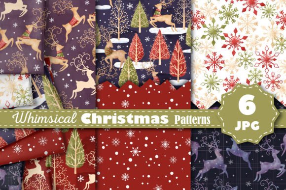 Whimsical Winter Christmas Patterns II for Modern Publishing